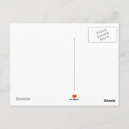 こんにちは! ポストカード (裏面)