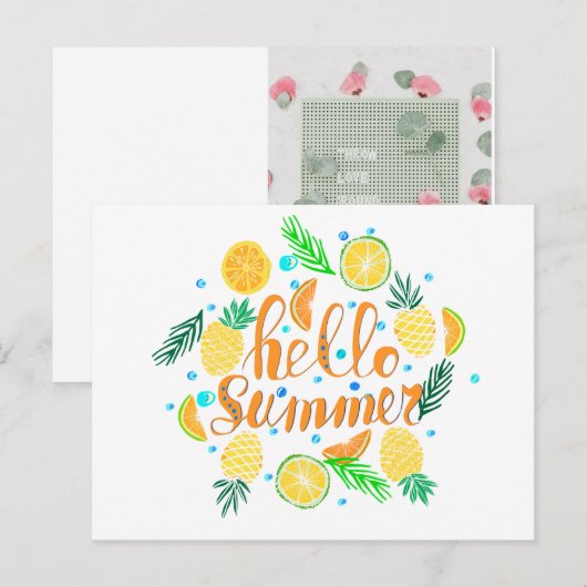 こんにちは ポストカード (正面/裏面)