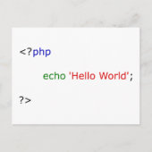 こんにちは ポストカード (正面)