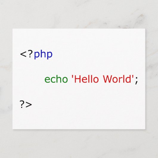こんにちは ポストカード (正面)