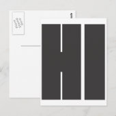 こんにちは ポストカード (正面/裏面)