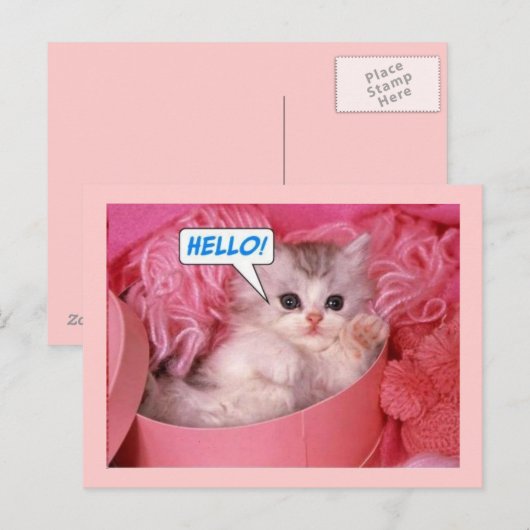 こんにちは ポストカード (正面/裏面)