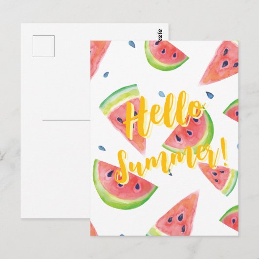 こんにちは ポストカード (正面/裏面)