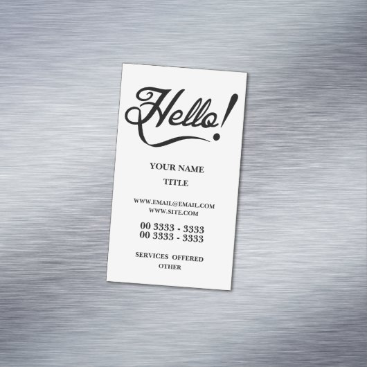 こんにちは マグネット名刺 (インサイチュ)