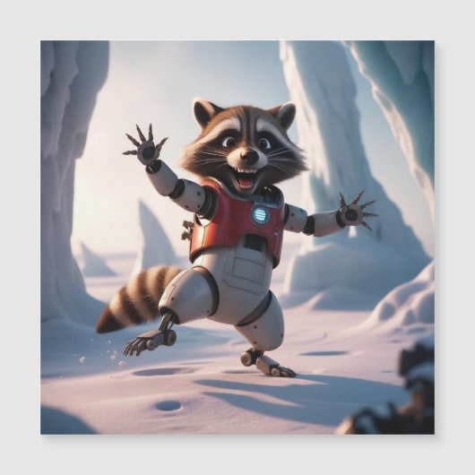 こんにちは マグネット招待状 (正面)