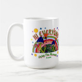 こんにちは…...マグ コーヒーマグカップ (左)