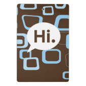 こんにちは.ミニクリップボード ミニクリップボード (裏面)