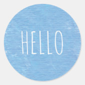 こんにちは ラウンドシール (正面)