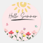 こんにちは ラウンドシール (正面)