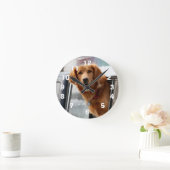 こんにちは ラウンド壁時計 (ホーム)