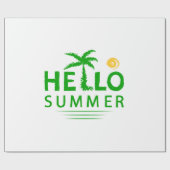 こんにちは ラッピングペーパー (フラット)