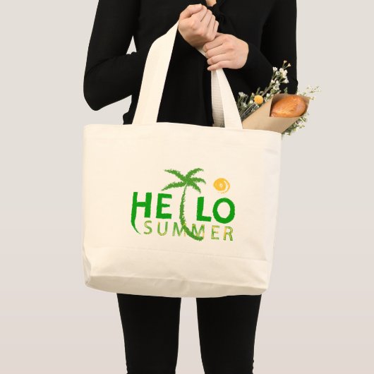 こんにちは ラージトートバッグ (正面(商品))