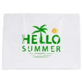 こんにちは ラージペーパーバッグ (正面)