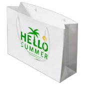 こんにちは ラージペーパーバッグ (裏面アングル)