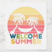 こんにちは ワインラベル (シングルラベル)