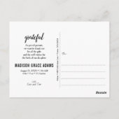 こんにちは、世界と誕生の告知写真のコラージュ ポストカード (裏面)