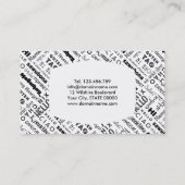 こんにちは!世界中 名刺 (裏面)