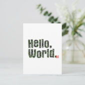 こんにちは、世界。 ポストカード (スタンド正面)