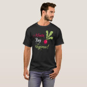 こんにちは、僕はヴィーガンです Tシャツ (正面フル)