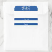 こんにちは 名前タグ ステッカー バッジ (バッグ)