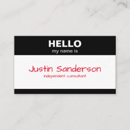 こんにちは、名札-名刺 名刺