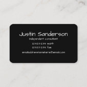 こんにちは、名札-名刺 名刺 (裏面)