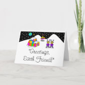 こんにちは、地球の友人! カード (正面)