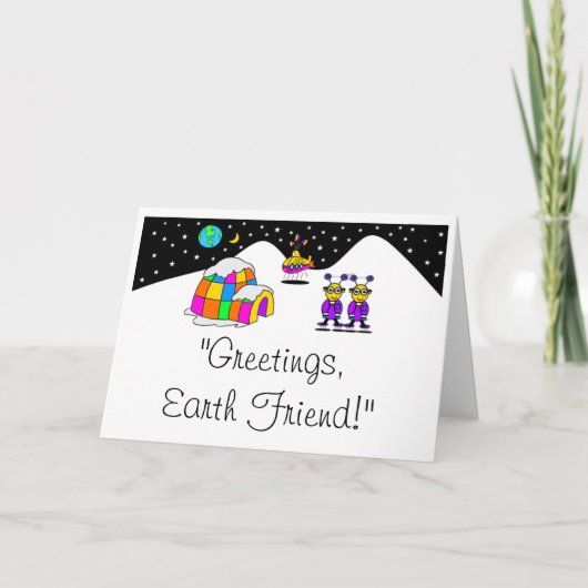 こんにちは、地球の友人！ カード (正面)