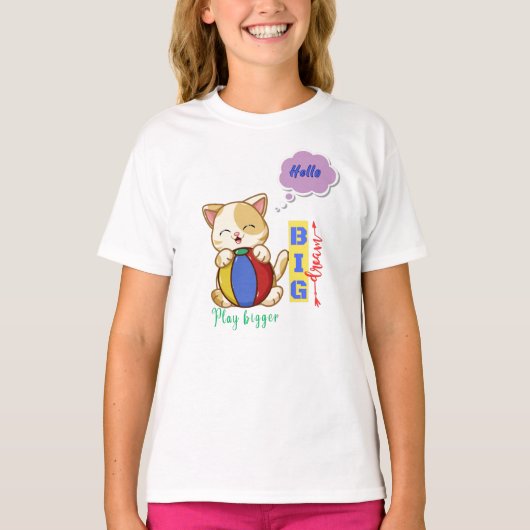 こんにちは、大きな夢の大き遊さい Tシャツ (正面)