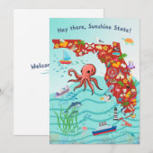 こんにちは、太陽の州 招待状 (正面/裏面)