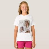 こんにちは 女の子の画像 Tシャツ (正面フル)