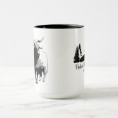 こんにちは、女性-クラシックなマグ マグカップ (中央)