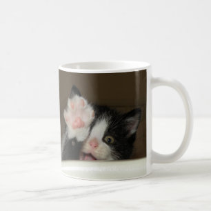 "こんにちは!" 子ネコのマグ コーヒーマグカップ