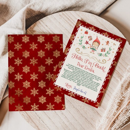 こんにちは。小妖精や小人レターカード 招待状