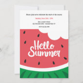 こんにちは 招待状 (正面)