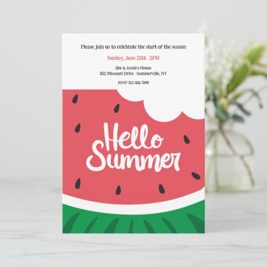 こんにちは 招待状 (スタンド正面)