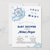 こんにちは 男の子だ!,海の輪 招待状 (正面)