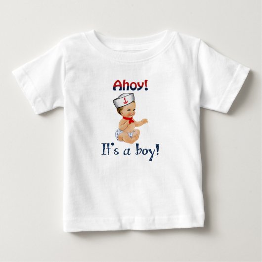 こんにちは 男の子よ Tシャツ (正面)