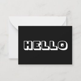 こんにちは、白黒カード アドバイスカード