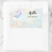 こんにちは、私の名前はパーティーバルーン 長方形シール (バッグ)