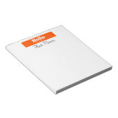 こんにちは、私の名前は母のメモ帳 ノートパッド (アングル)