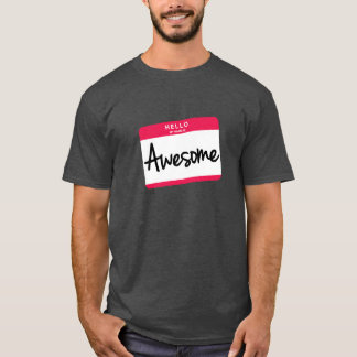 こんにちは、私の名前は素晴らしいTシャツです Tシャツ
