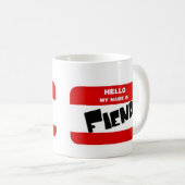 こんにちは、私の名前は魔神です コーヒーマグカップ (正面右)