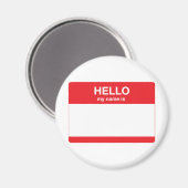 こんにちは、私の名前は（あなたのテキスト） マグネット (正面/裏面)