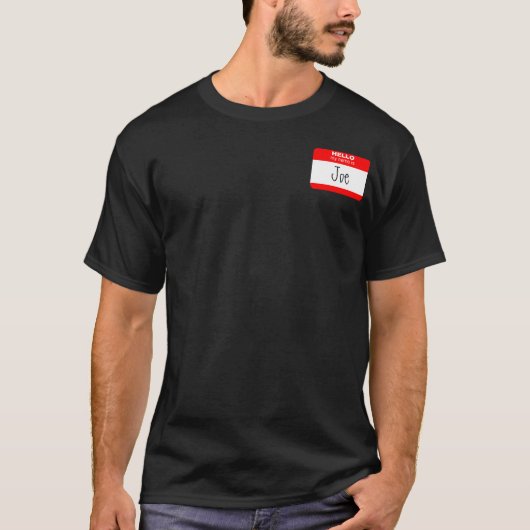 こんにちは、私の名前は… （赤） Tシャツ (正面)