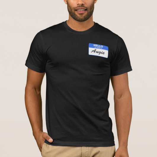 こんにちは、私の名前はAugieのTシャツです Tシャツ (正面)