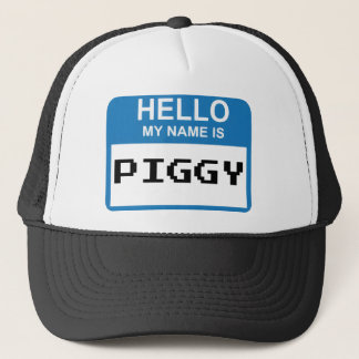 こんにちは、私の名前はPIGGYです キャップ