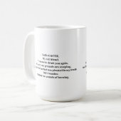 こんにちは、私の旧友。コーヒーマグ コーヒーマグカップ (正面左)