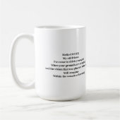 こんにちは、私の旧友。コーヒーマグ コーヒーマグカップ (左)