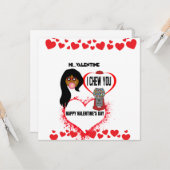 こんにちは、私はあなたをチューするバレンタインガムスクールラベルP カード (正面/裏面インサイチュ)